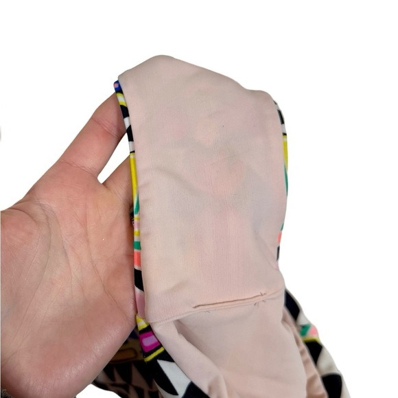 Mara Hoffman Cosmic Fountain Lace Up Cut Out One Piece Swimsuit Bathing Suit - Picture 13 of 15